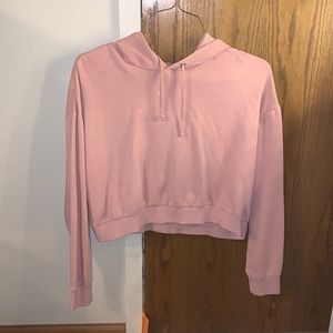Pink crop sweater